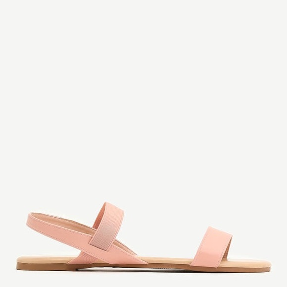 Pink elastic strappy sandals 3 for 30$ - Picture 3 of 4